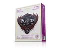 Prezervative PASSION Sensation, din latex natural, lubrifiate, cu puncte pentru stimulare, diametru 52 mm