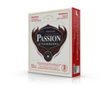 Prezervative PASSION Strawberry, din latex natural colorat, lubrifiate, aromă de căpșuni, diametru 52 mm