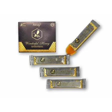 Miere afrodisiaca naturala, 12 plicuri x 12 g, Wonderful Honey