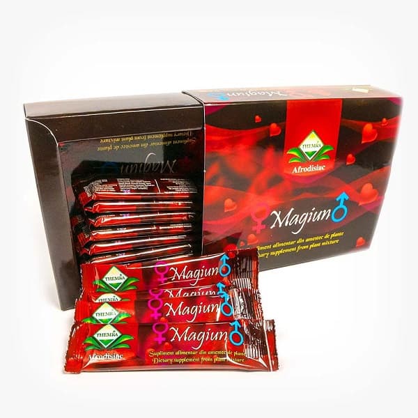 Magiun Afrodisiac Natural Unisex, poate susține potența și libidoul, 12 plicuri x 12g