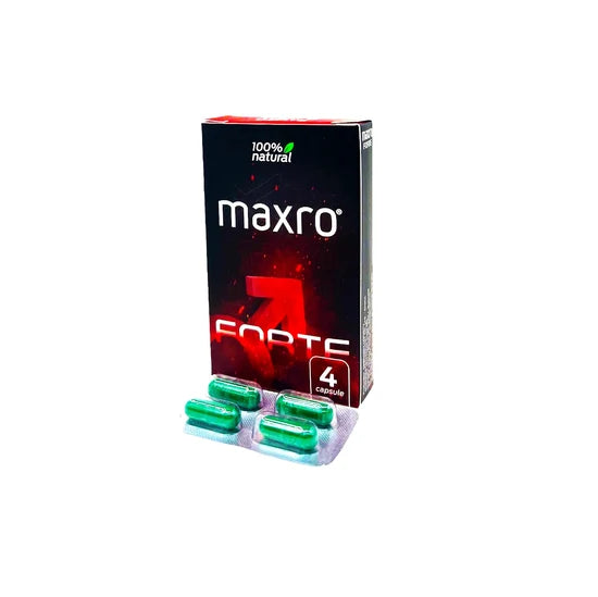 Capsule MAXRO FORTE pentru potență, 4 capsule
