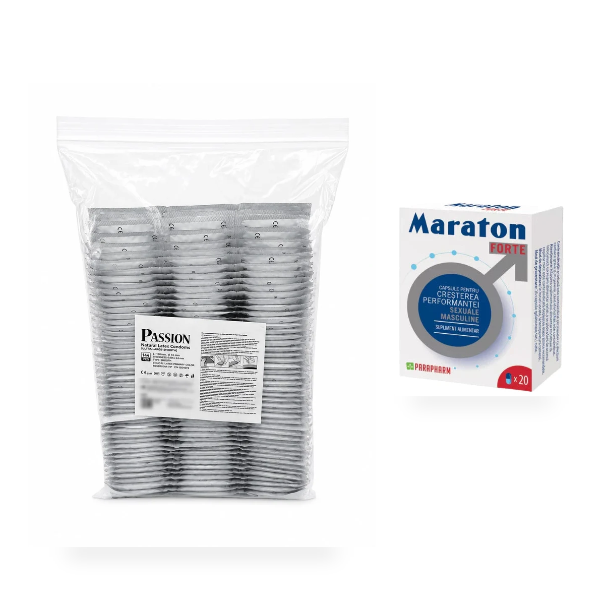 Pachet Big Max vrac 144 buc + MARATON FORTE, 20 capsule