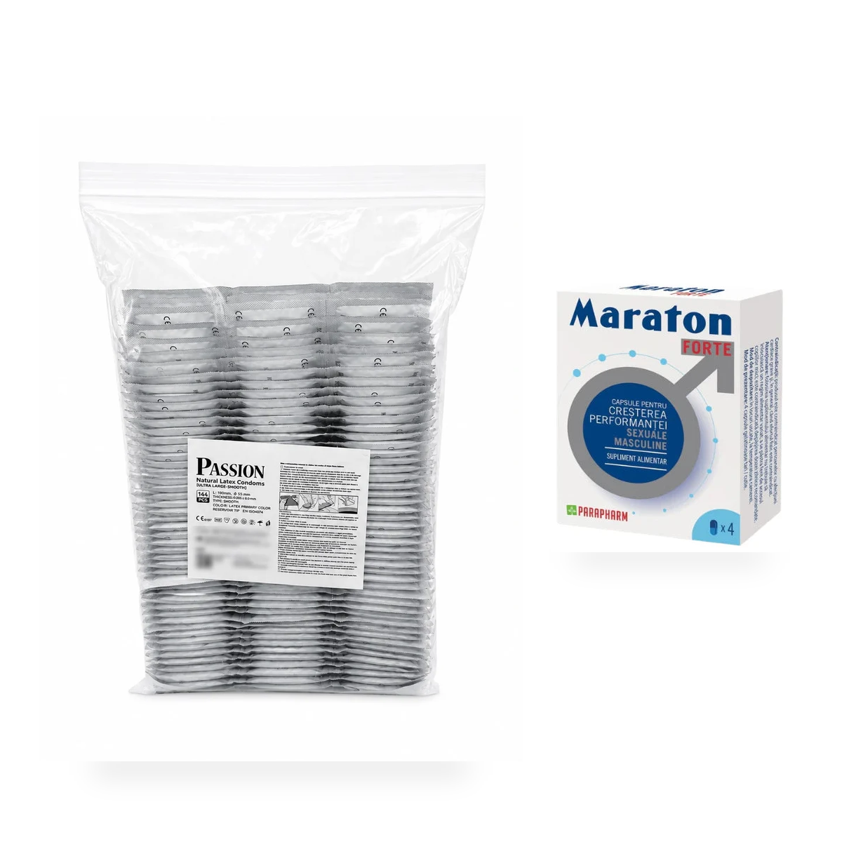 Pachet Big Max vrac 144 buc + MARATON FORTE, 4 capsule