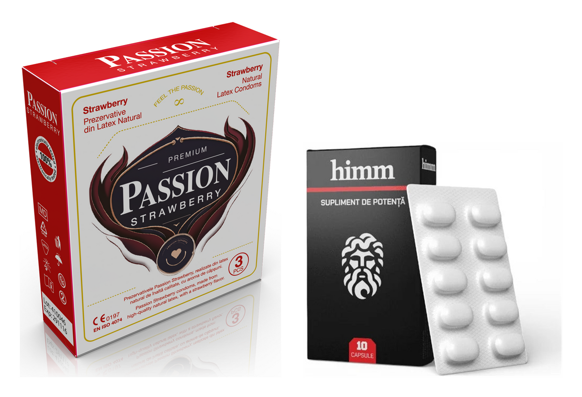Pachet Intens — PASSION Strawberry + Capsule HIMM