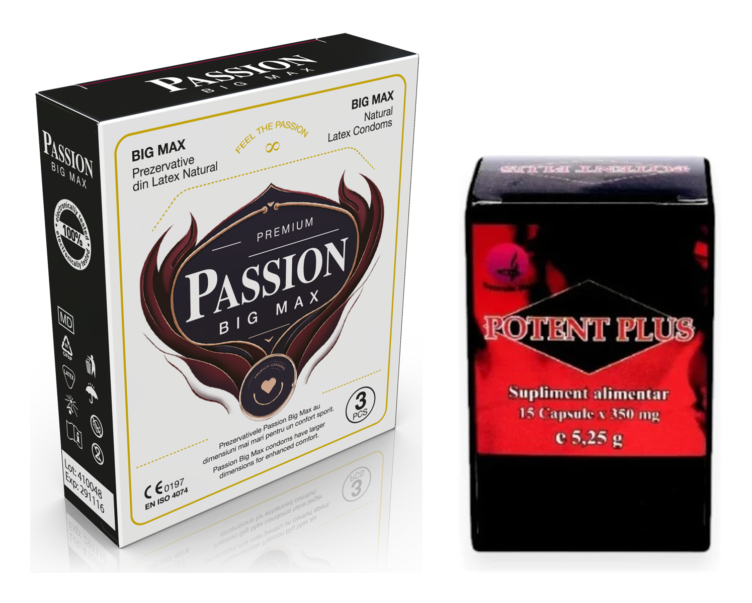 Pachet Performanță — PASSION Big Max + Capsule POTENT PLUS