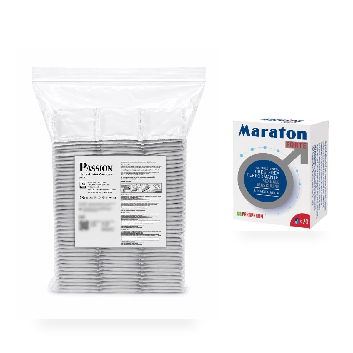 Pachet Sensation vrac 144 buc + MARATON FORTE, 20 capsule
