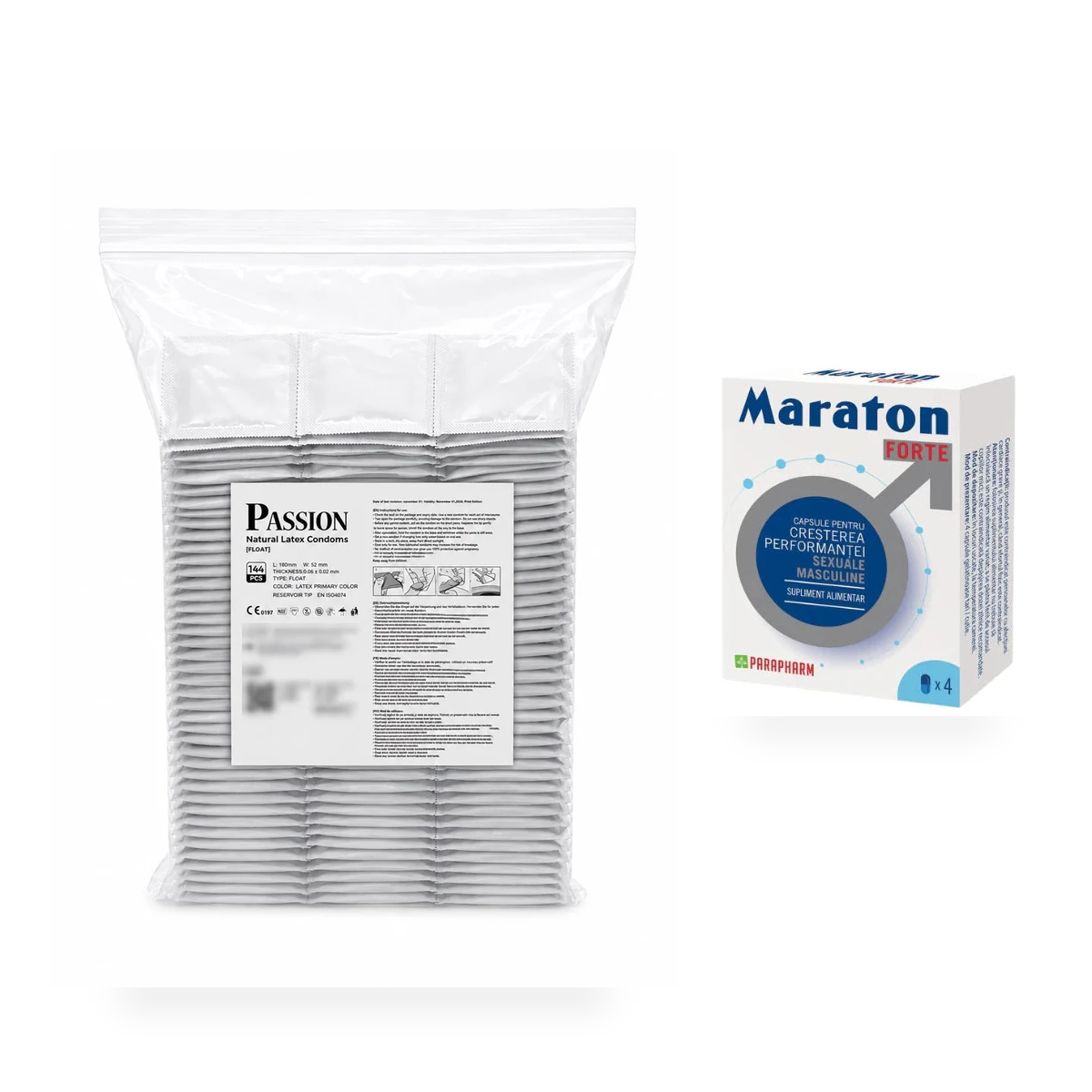Pachet Sensation vrac 144 buc + MARATON FORTE, 4 capsule