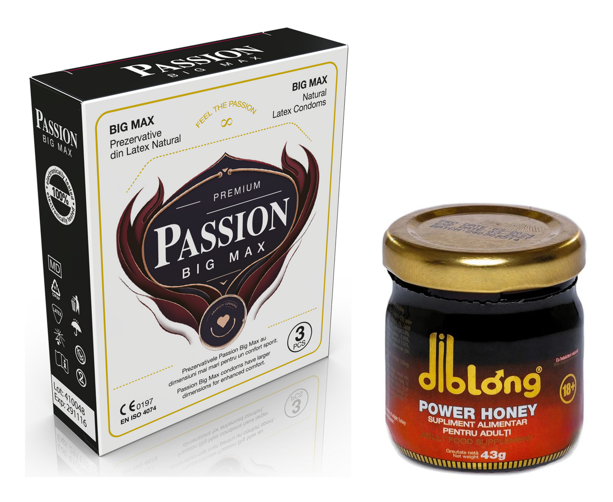 Pachet Vitalitate — PASSION Big Max + Diblong Power Honey